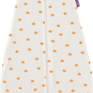 Träumeland Babyschlafsack »Sommerschlafsack LIEBMICH Baumwolle, Design weiß mit gelben Sternen« (1 tlg)