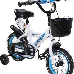 Actionbikes Kinderfahrrad - 12/16 / 20 Zoll - V-Break Bremse vorne - Stützräder - Luftbereifung - Ab 2-9 Jahren - Jungen & Mädchen - Kinder Fahrrad...
