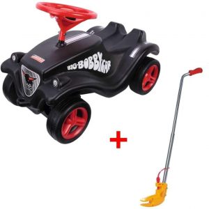 BIG Bobby Car Fulda + Flüsterreifen + Schubstange Multi Handle