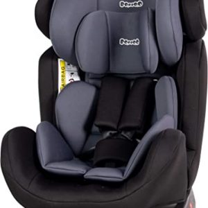 Booboo Fino Kinderautositz und Reboarder für alle Altersklassen - Gruppe 0+/1/2/3 (0-36 Kg) Nero