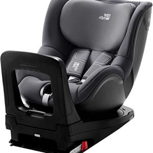 BRITAX RÖMER Kindersitz 0-18 kg Isofix DUALFIX Z-LINE, 360° drehbar für Kinder (Gruppe 0+/1) 3 Monate bis 4 Jahre, Storm Grey