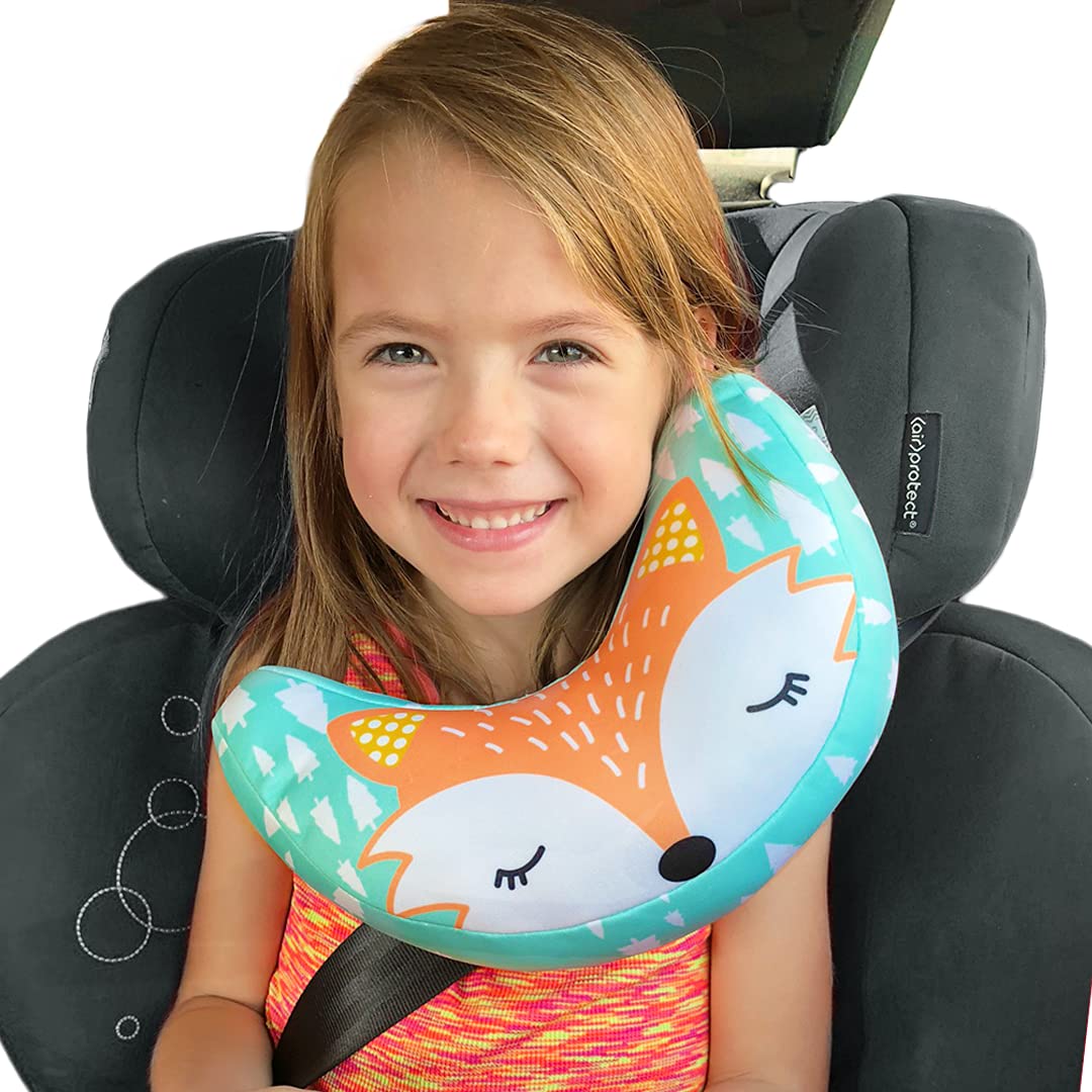 Kinder-& Babymarkt ✔️Brunoko Gurtpolster Kinder - Kopfstütze  Kindersitz Auto - Gurtschoner Kinder für Baby Nackenkissen Nackenstütze - Kindersitz Zubehör + kaufen II