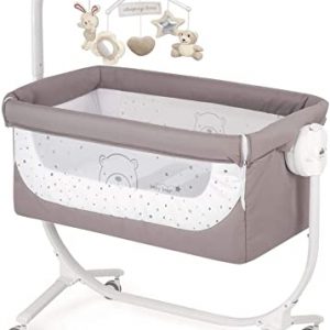 CAM 2 in 1 Beistellbett & Babywiege CULLAMI | höhenverstellbares Babybett | praktisch & schön| hochwertige Materialien - Made in Italy | flexibler...
