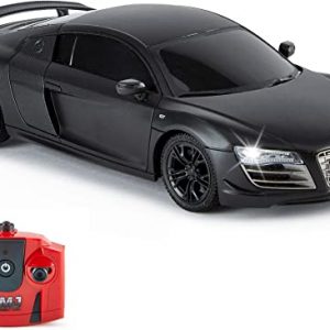 CMJ RC Cars Audi R8 GT, offizielles Lizenziertes Ferngesteuertes Auto, Spielzeit RC Flitzer Auto , 1:24 RC Car Geländewagen Auto 24Hz, Geschenk für…