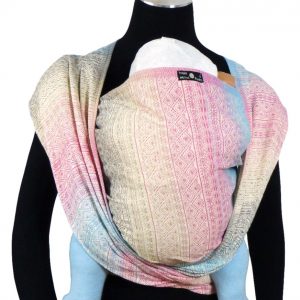 DIDYMOS Gewebte Babydecke, Prima Aurora, Größe 6, 470 cm, mehrfarbig