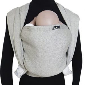 Didymos tta-841-006 Babytragetuch, größe 6, M, grau/silber