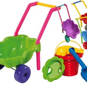 Dohany Kinder Sandspielzeug Set mit Schubkarre Muschel und Eimergarnitur 4-TLG.