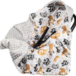 Einschlagdecke »Minky Babydecke 90x90 Decke Baby Einschlagdecke«, Divita-Mode