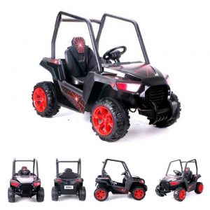 ES-Toys Elektro-Kinderauto »Kinder Elektroauto Elektrobuggy 604«, Belastbarkeit 40 kg, Stoßdämpfer, Mp3 Anschluss, Gurt