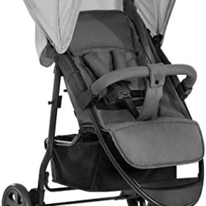 Hauck Dreirad Buggy Citi Neo 3 / Belastbar bis 25 kg / Einhändig Faltbar / Leicht – nur 7,5 kg / inkl. Getränke Halter / mit Liegeposition für…
