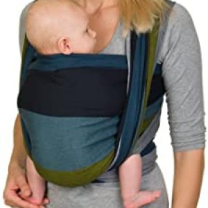 Hoppediz Baby-Tragetuch ✓ inkl. bebilderter Bindeanleitung ✓ schadstoffgeprüft ✓ alle Trageweisen ✓ Kreuzköper-Webung | Design Aberdeen 4,60 m