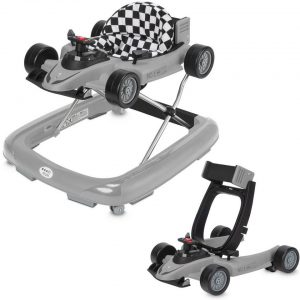 ib style Lauflernhilfe »Little Speedster grau«, mit Soundeffekten - Abnehmbarer Laufwagen