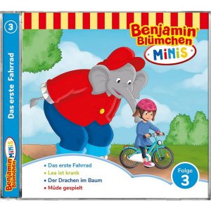 Kiddinx Hörspiel »Benjamin Blümchen Minis 3 Das erste Fahrrad,«