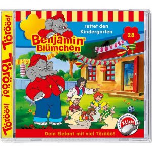 Kiddinx Hörspiel »CD Benjamin Blümchen 28 - rettet den Kindergarten«