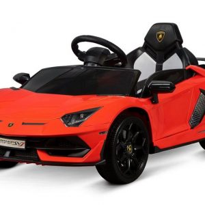 Kidix Elektro-Kinderauto »Kinderauto Lizenz Kinder Elektro Lamborghini Aventador SVJ 2x 25W 12V Kinderfahrzeug«