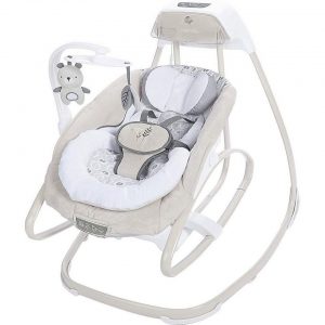 Kids II Babyschaukel »Wippe und Schaukel Holden, 2 in 1, inkl. Netzteil«