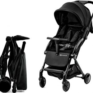 Kinderkraft Kinderwagen PILOT, Liegebuggy, Sportwagen, Innovatives Klappsystem, Kleine Maße nach Zusammenklappen, Zentralbremse Tragegurt, Drehbare…