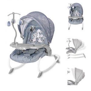 Lorelli Babywippe »Baby Rocker, Babywippe DREAM TIME«, Mobile, Tisch, Sonnendach, verstellbar