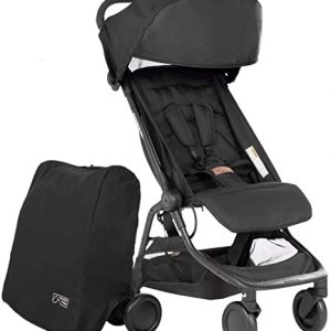 Mountain Buggy Nano V3 (2020+) Kinderwagen in der Farbe black inkl. Reisetasche
