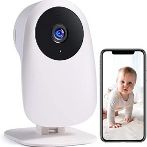 Nooie Baby Kamera WiFi, Babyphone 1080P und 2-Wege-Audio, mit Bewegungs- und Tonerkennung, IR-Nachtversion, Speicherung über SD-Karte und Cloud,...