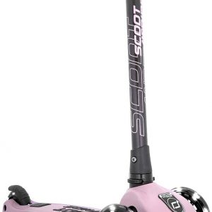 Scoot & Ride Highwaykick 3 LED Scooter Roller Kunststoff/Metall Rose, Maße: ca. 55cm x 15cm x 24cm, 96346