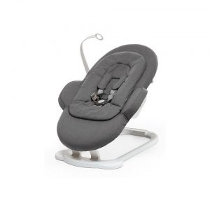 Stokke Babywippe »Steps™ Bouncer, weißes Gestell, Greige«