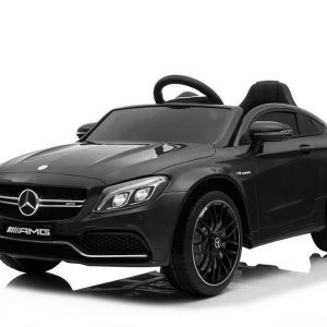 Toys Store Elektro-Kinderauto »Kinder Elektro Auto Mercede Kinderauto C63 Amg Eva Leder Led Usb Mp3 Schwarz«, Belastbarkeit 35 kg