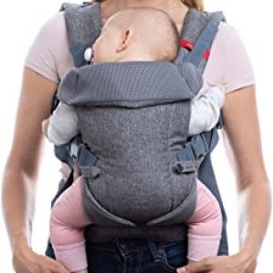 You+Me 4-in-1 Babytrage mit 3D-Cool Mesh – Für Neugeborene ab 3,6kg und Kleinkinder bis 14,5kg