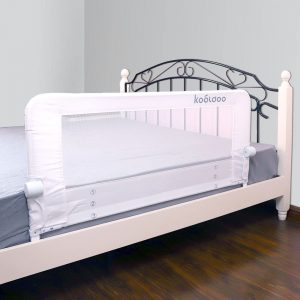 Bettgitter 110CM,Kinderbettgitter Bettschutzgitter für Sicherheit Kleinkinder beim Schlafen,Fallschutz Faltbare Tragbares Sicherer mit verstärktem...