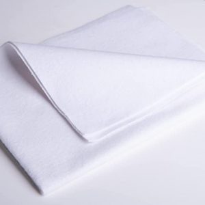 Bibabad – 2er-Pack, doppelseitiges Molton-Bettlaken für Kinderbett, wasserfest (2, 50 x 90 cm)