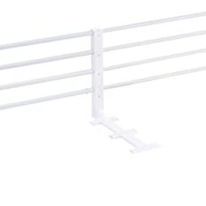 reer 4504 - Bettgitter ausziehbar & höhenverstellbar, Farbe: weiß