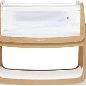 SnuzPod 4 Beistellbett, Schaukelfunktion, Höhenverstellbares Babybett, Inkl. Matratze