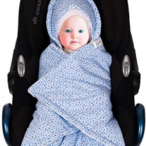 SWADDYL ® Baby Einschlagdecke Blau