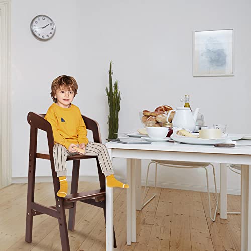 Eltern-Box.de Kinder-& Babymarkt ️YOLEO Holz Hochstuhl Verstellbar