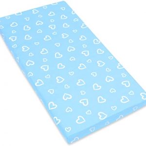 Amilian Spannbettlaken Spannbetttuch für Babybett Kinderbett 60×120 cm, 70×140 cm, 100% Baumwolle, fürs Baby, Baby Bettwäsche Größe: 120×60 cm,…