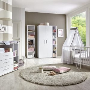 Babyzimmer komplett Set in Weiß (KIM 3)