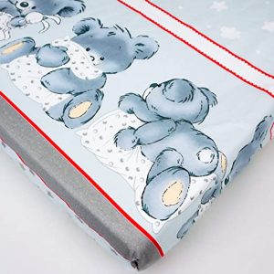 Baumwolle Spannbetttuch Passend für 120×60 cm Kinderbett Matratze – Muster 27