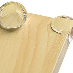 CalMyotis Eckenschutz und Tischkantenschutz - Schützt Babys und Kinder - Klar und Transparent - Kantenschutz Sicherheit für Tischbumper - Rund 18...