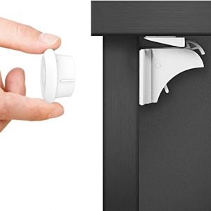 Dokon Baby Sicherheit Magnetisches Schrankschloss, die unsichtbare Kindersicherung für Schrank und Schubladen, ohne Bohren und Schrauben (10…