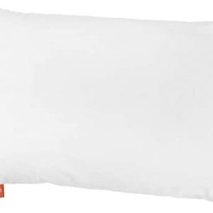 sleepling 196735 Kinderkopfkissen Babykopfkissen aus 100% Baumwolle, kindersicherer Reißverschluss, Ökotex 100, 60 Grad waschbar, 40 x 60 cm, weiß