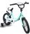 16 Zoll Kinderfahrrad Jungenfahrrad Hilfsrad fahrräder grün Action Kinderrad Fahrrad Jugend mit Hilfsrad Kid Bike Höhe Einstellen(Grün)