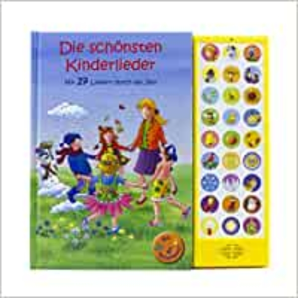 27-Button Soundbuch – Die schönsten Kinderlieder zum Mitsingen – Mit 27 Liedern durch das Jahr Hardcover-Buch mit Noten – Liederbuch: mit 27…