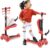 3-Rad-Roller für Kinder – Stand & Cruise Kinder/ Kleinkind-Spielzeug-Klapp-Kick-Roller mit/ einstellbarer Höhe, rutschfestem Deck, blinkenden…