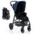 ABC Design Kinder-Buggy »Okini – Azur«, (2-tlg), Buggy & Sportwagen bis 22 kg mit Liegefunktion, Schieber höhenverstellbar, XXL Sonnen-Verdeck