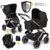 ABC Design Kombi-Kinderwagen »Salsa 4 Air – Diamond Edition – Dolphin«, (9-tlg), 3in1 Kinderwagen Buggy Set (Lufträder) mit Babyschale Tulip,…