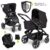 ABC Design Kombi-Kinderwagen »Salsa 4 – Fashion Edition – Midnight«, (9-tlg), 3in1 Kinderwagen Buggy Set mit Babyschale Tulip, Babywanne,…