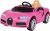 Actionbikes Motors Kinder Elektroauto Bugatti – Lizenziert – Vollgummireifen – 2,4 Ghz Fernbedienung – Elektroauto für Kinder ab 3 Jahre (Pink)