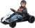 Actionbikes Motors Kinder Elektroauto GoKart – 2 x 350 Watt Motor – 2 x 12 Volt 7 Ah Batterie – Kinderfahrzeug – Cart – Eva-Reifen vorne (Weiß)