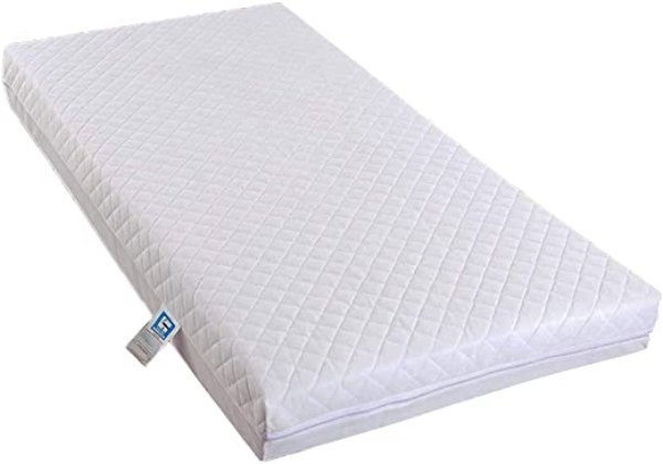 AirComfort Atmungsaktive Matratze für Kleinkinder, Babys, gesteppt, extra dick, 140 x 70 x 13 cm