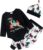 Alliwa Baby Weihnachtsoutfit Baby Junge Weihnachten Baby Kleidung Strampler + Hosen + Mütze 3tlg Baby Anzug Set Outfit für Neugeborenes…
